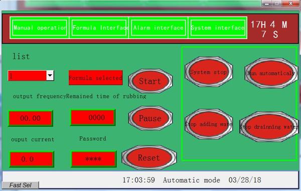 lapping machine control principle