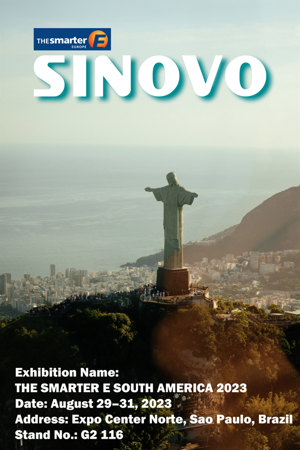 SINOVO going to participate in THE SMARTER E SOUTH AMERICA 2023(Brazil) exhibition this month